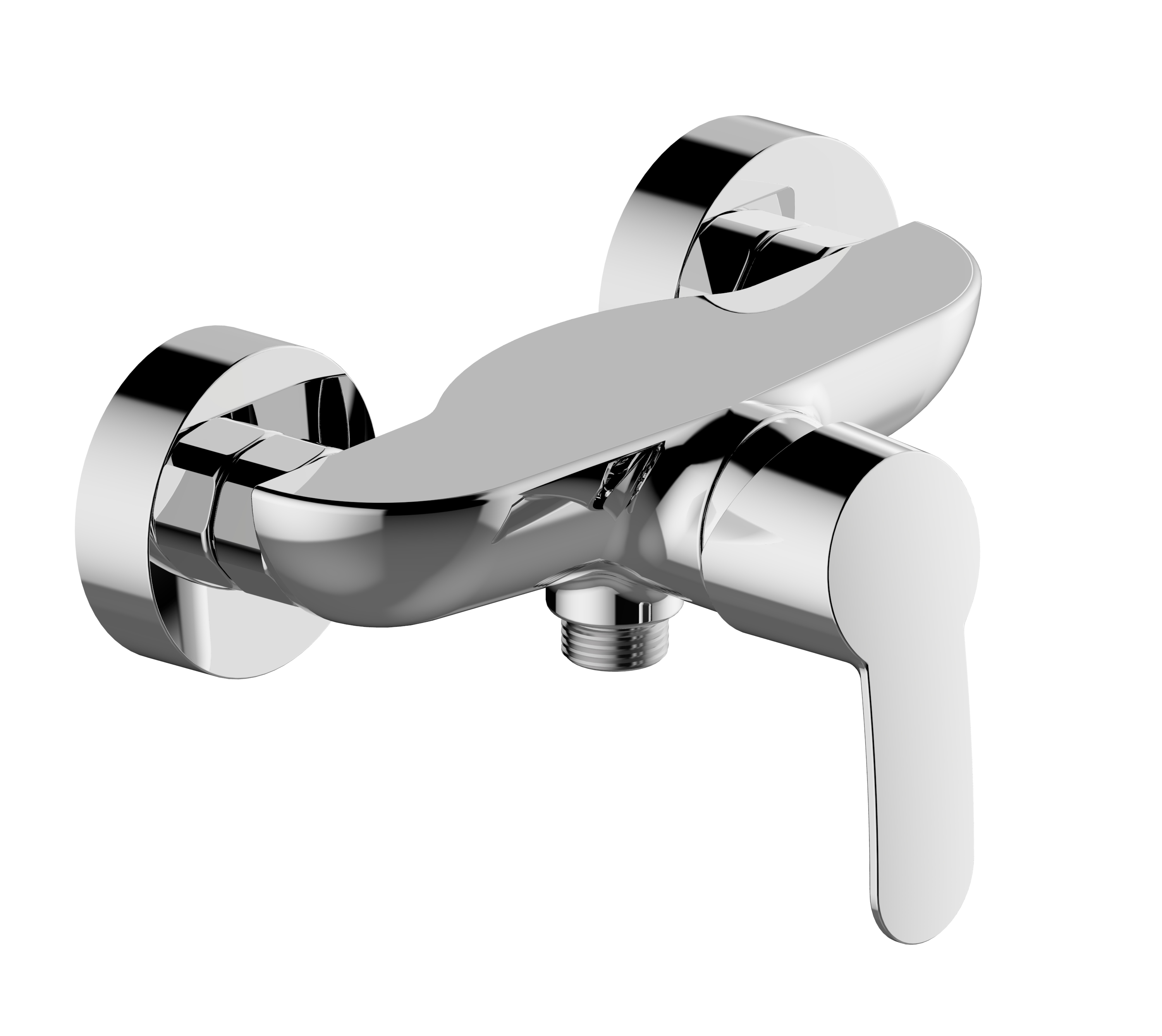 DANCE Brausearmatur-Einnhebelmischer in chrom, eigensicher