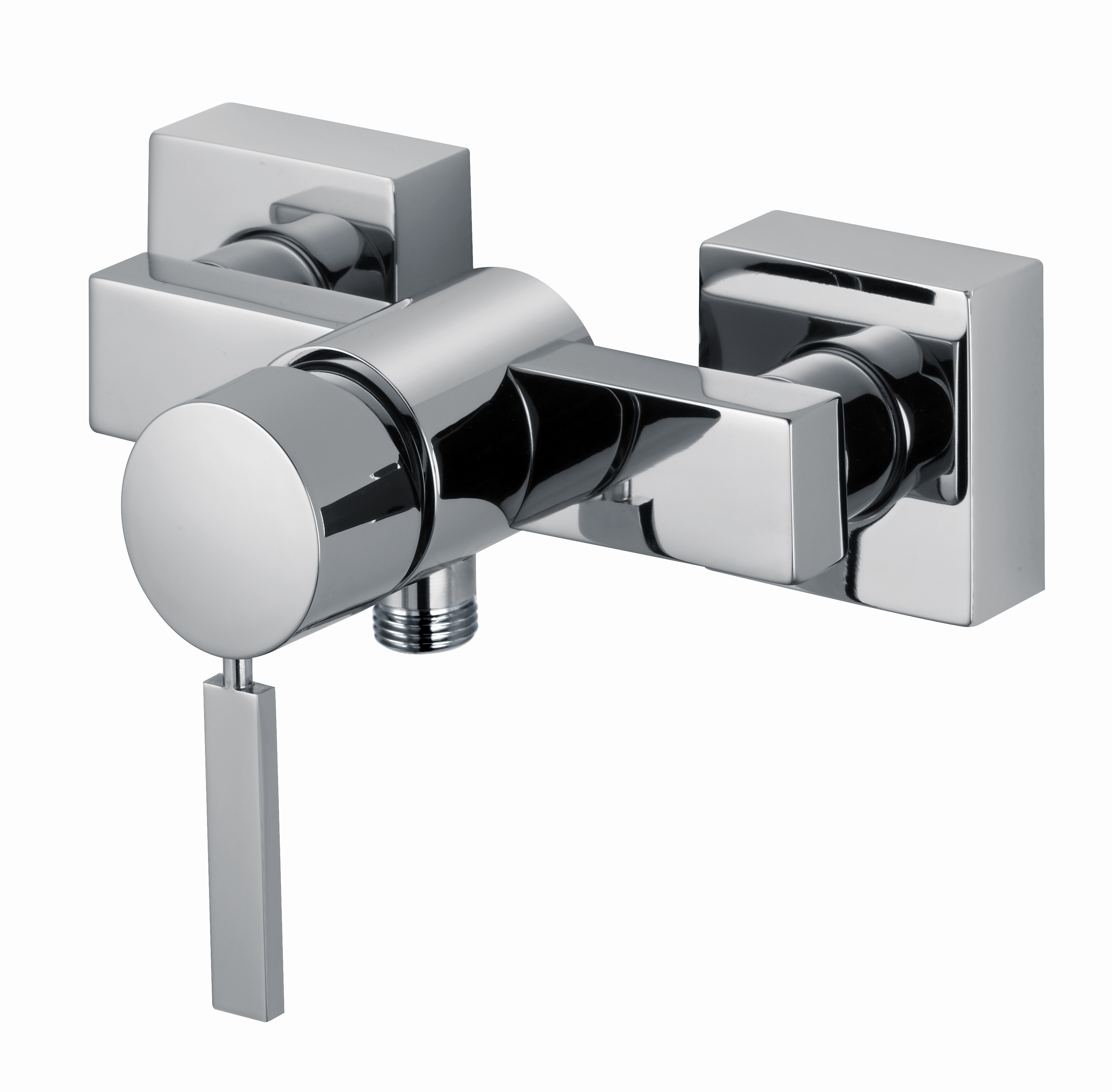 BQUADRAT Brausearmatur-Einnhebelmischerin chrom