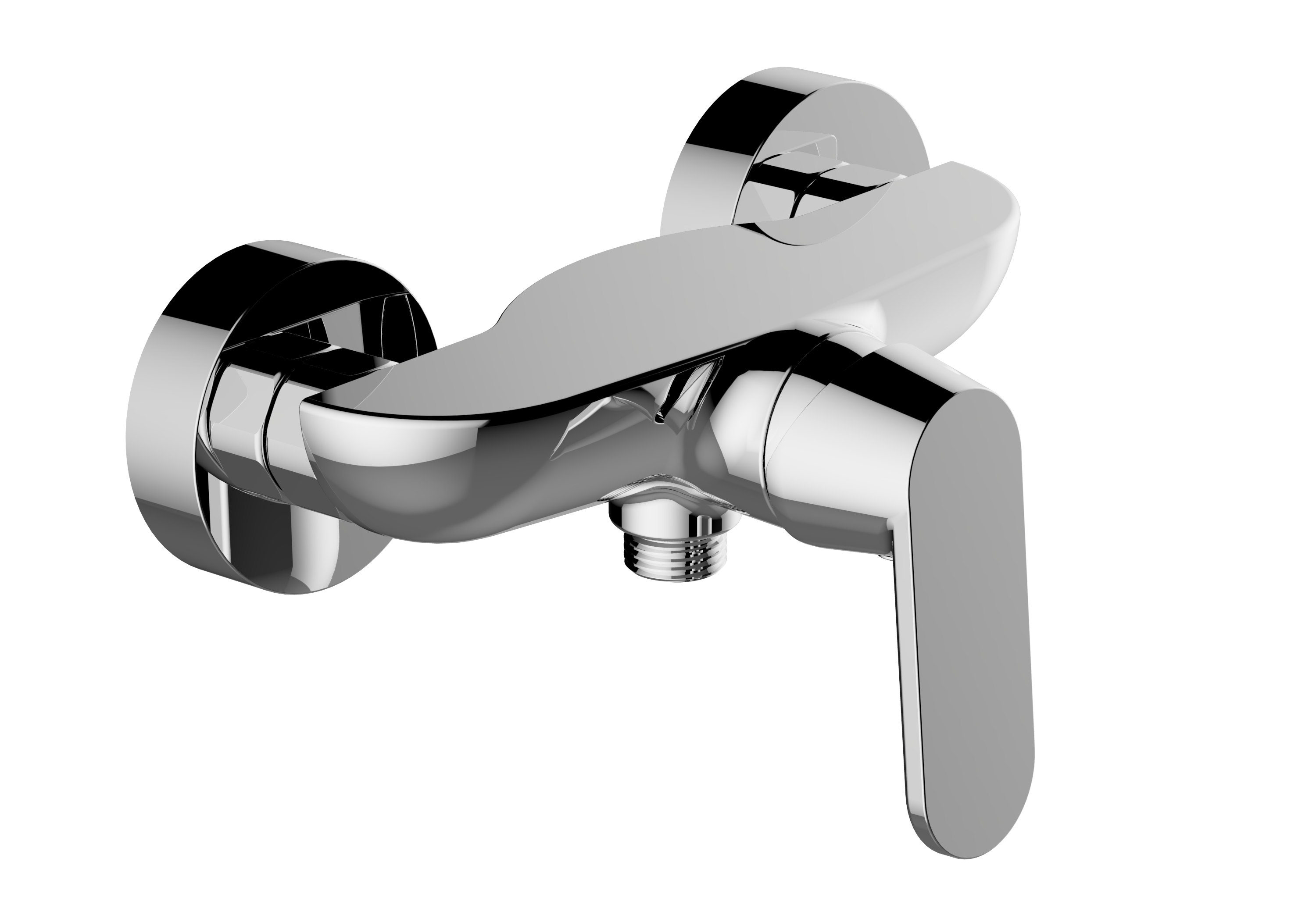 DANCE Brausearmatur-Einnhebelmischer chrom, eigensicher