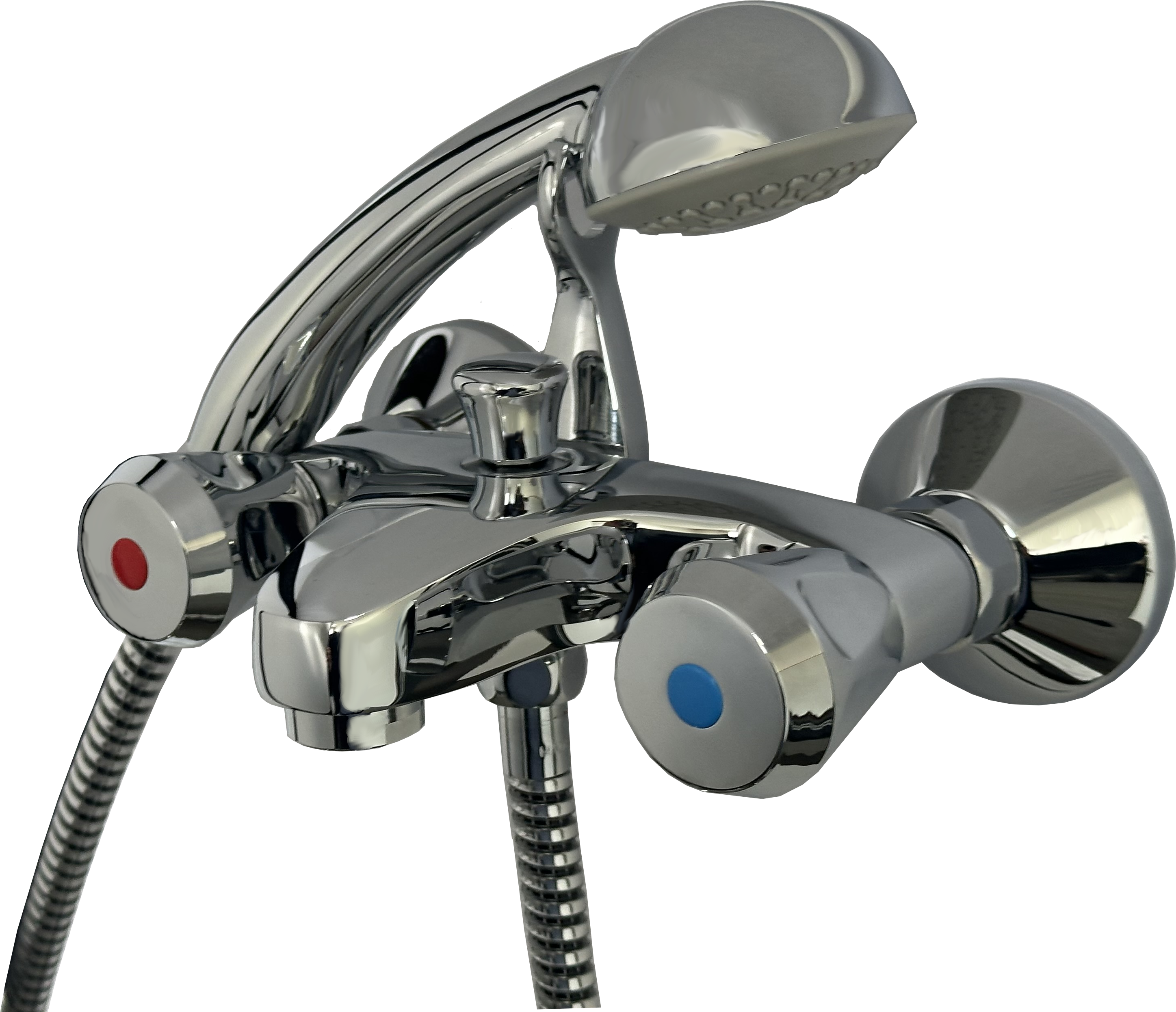 CLASSIC Wannenfüll- und Brausearmatur chrom