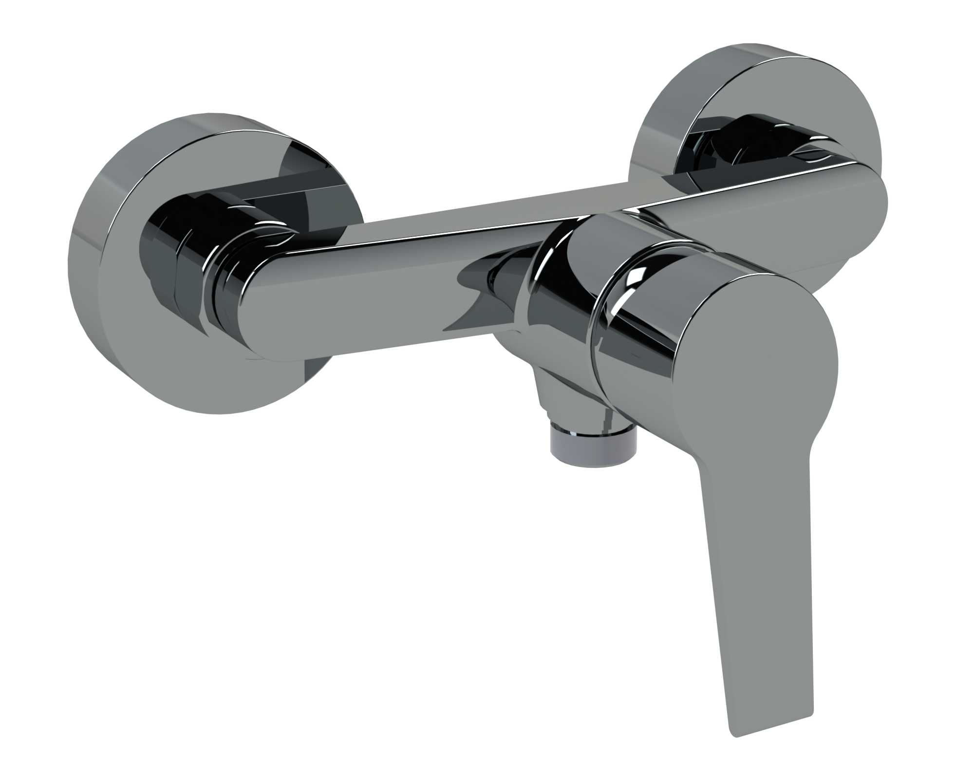 RAVE Brause-Einhebelmischer in chrom, eigensicher