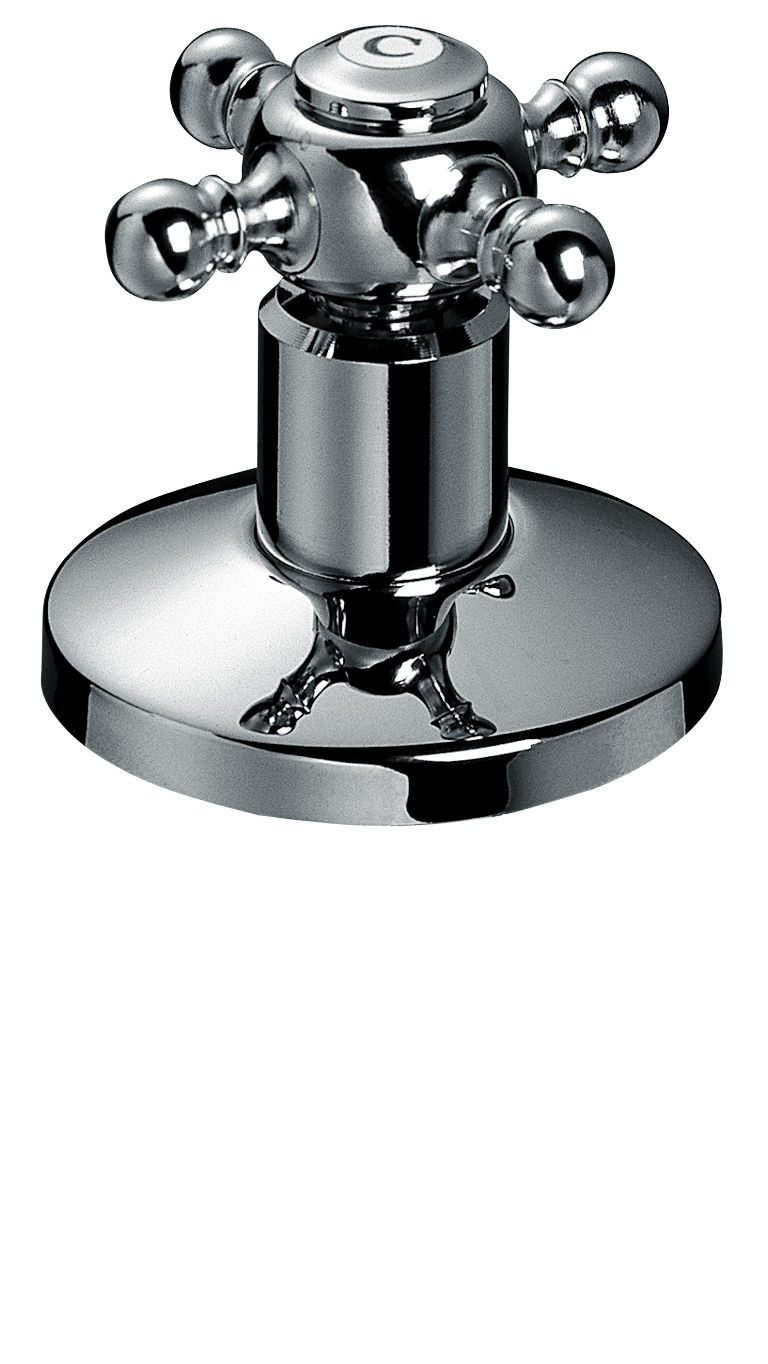 Romanze Unterputzventil 1/2" Markierung "C" cold chrom