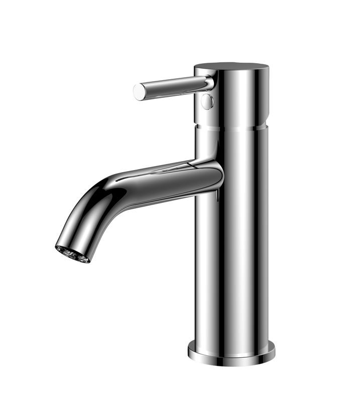 LINEA Waschtisch Einhebelmischer chrom mit Ablaufgarnitur