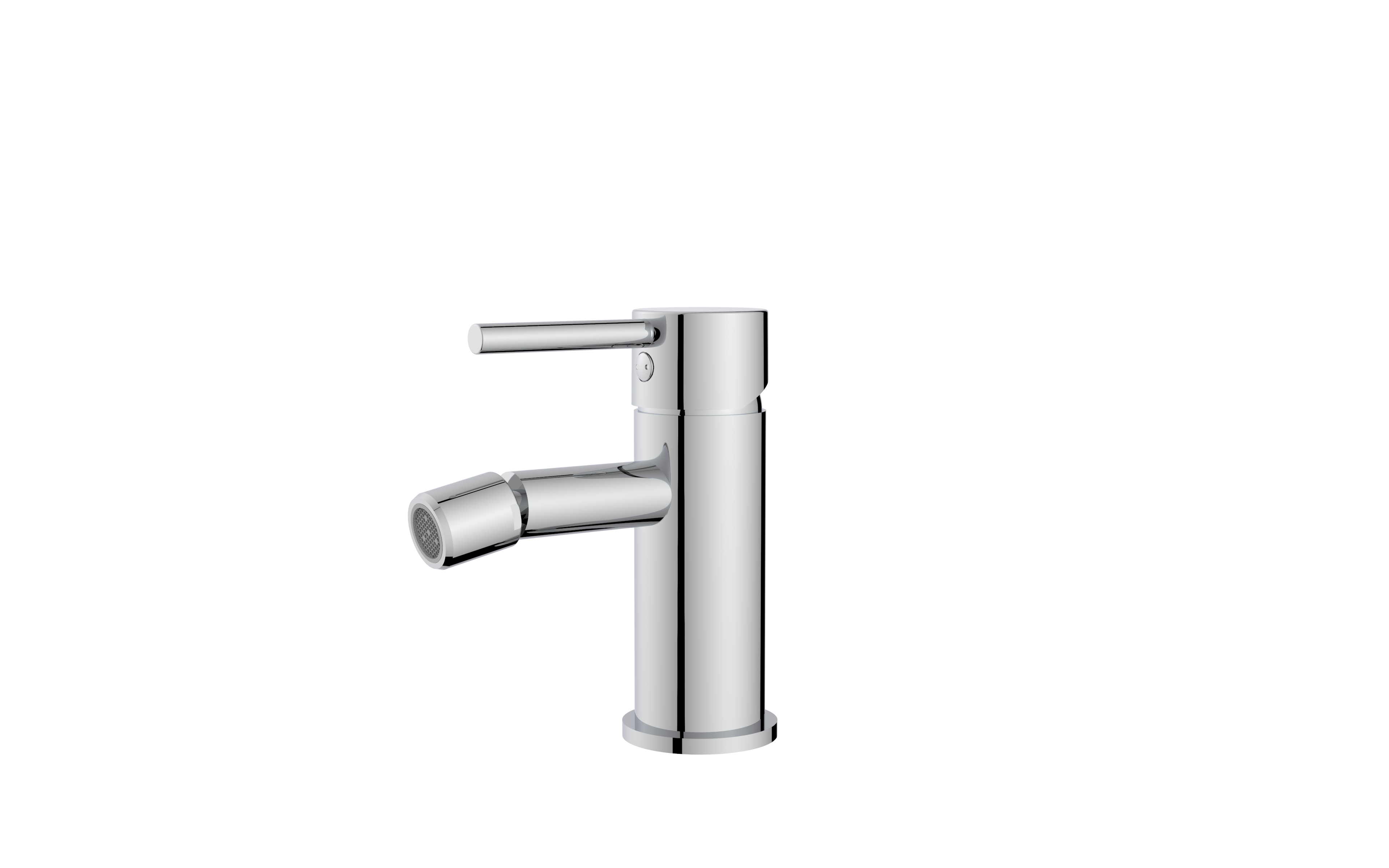 LINEA Bidet-Einhebelmischer. Chrom mit Ablaufgarnitur