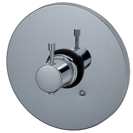 IPURI Fertigmontageset für Thermostat-Einbaukörper  ohne   Absp.in chrom