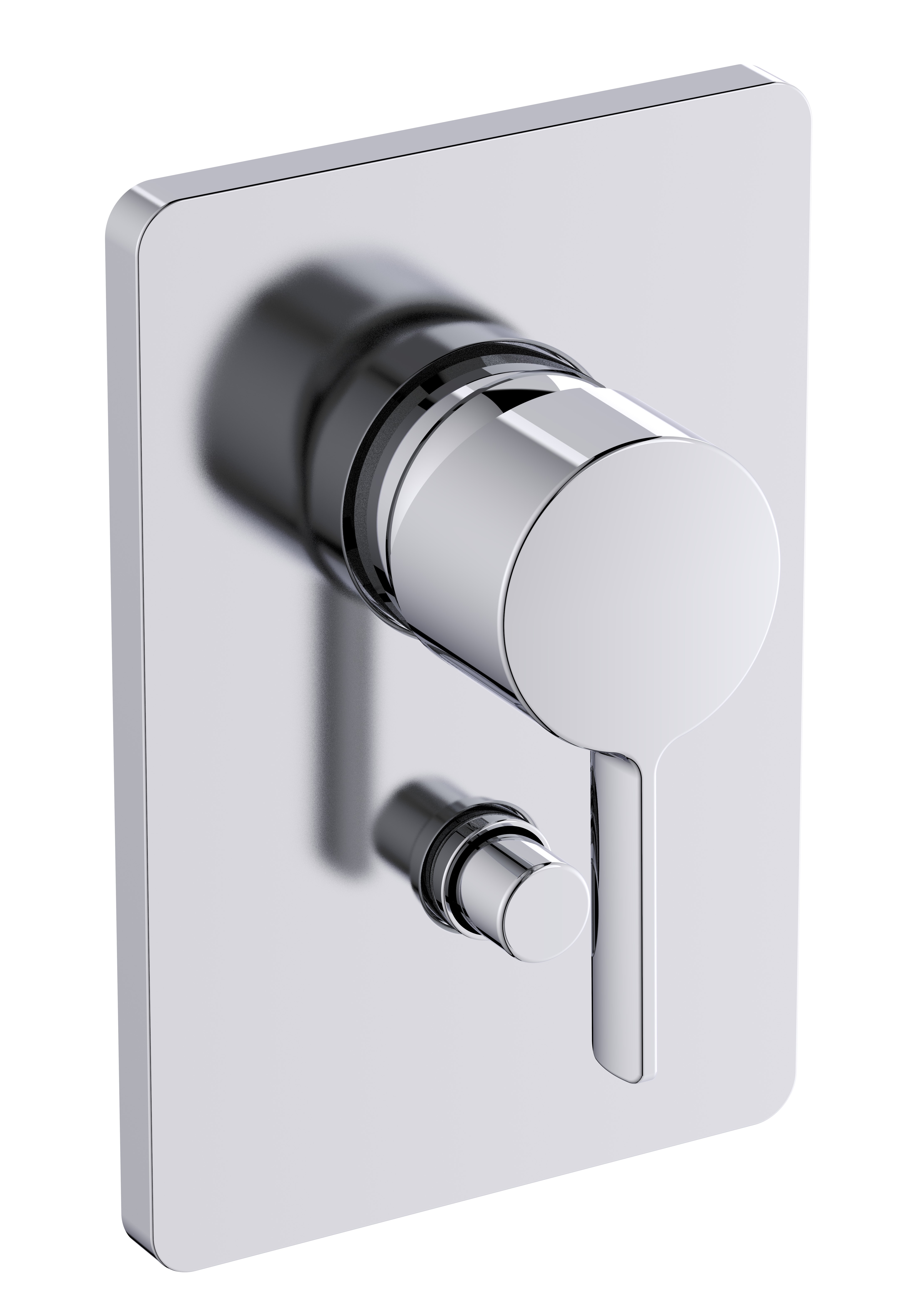 AURA Fertigmontageset chrom, für Unterputz-Einhebelmischer mit Umstellung