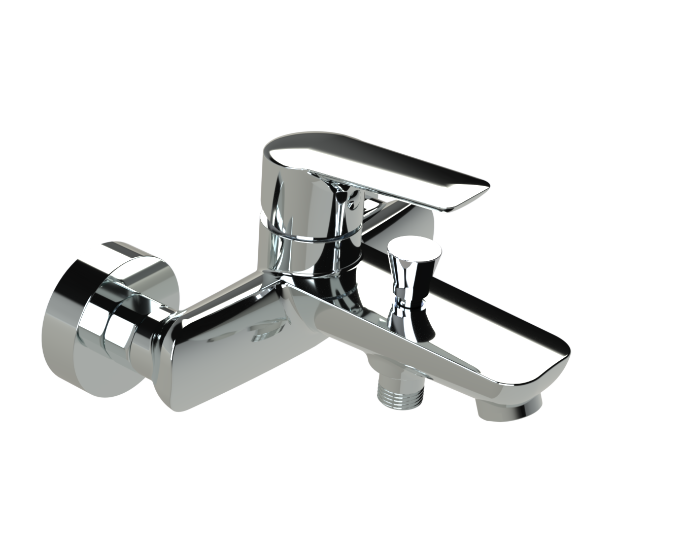 LINUM Bade-Einhebelmischer in chrom, eigensicher