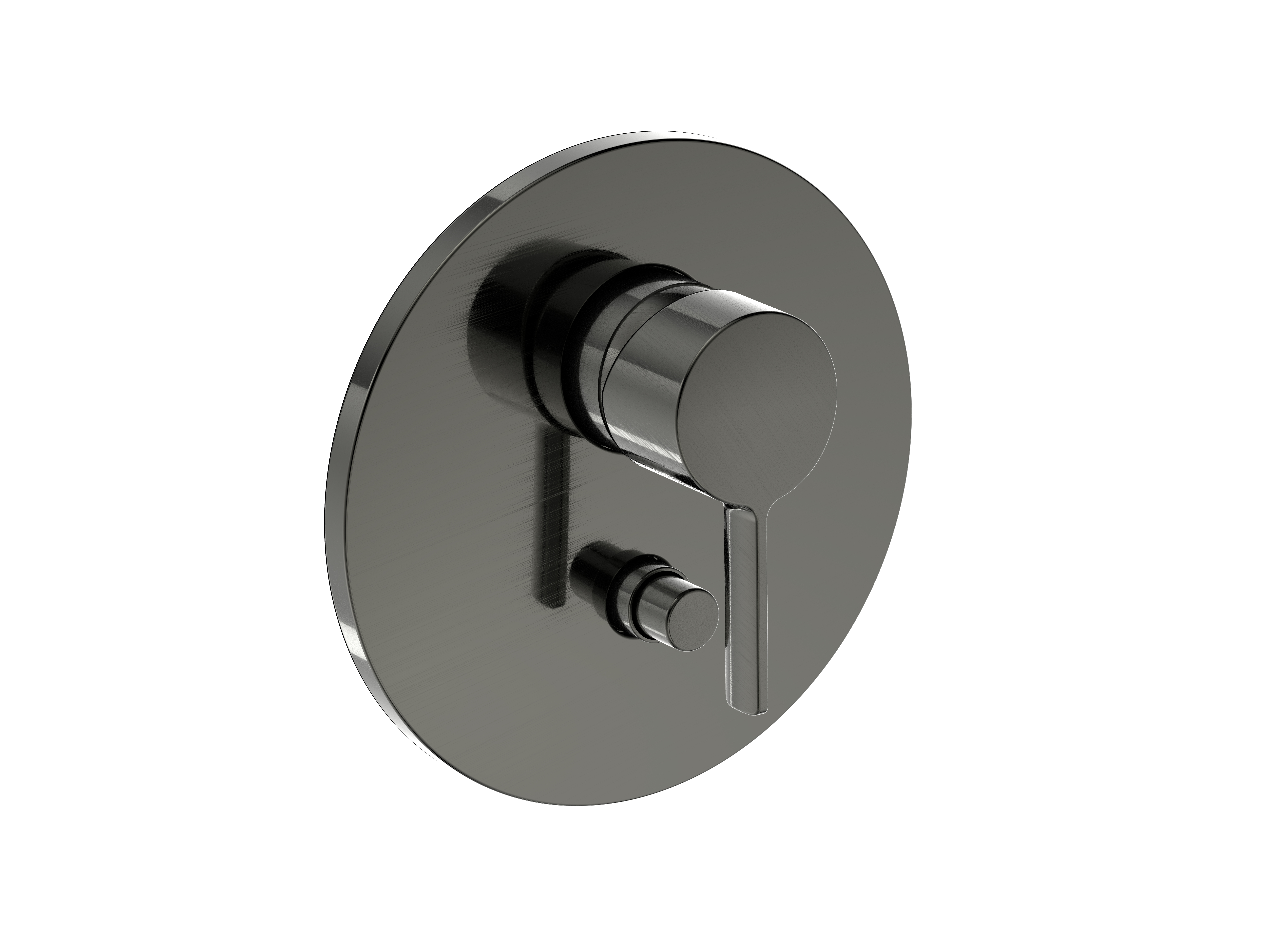 LOFT Fertigmontageset Graphit gebürstet für Unterputz-Einhebelmischer mit Umstellung