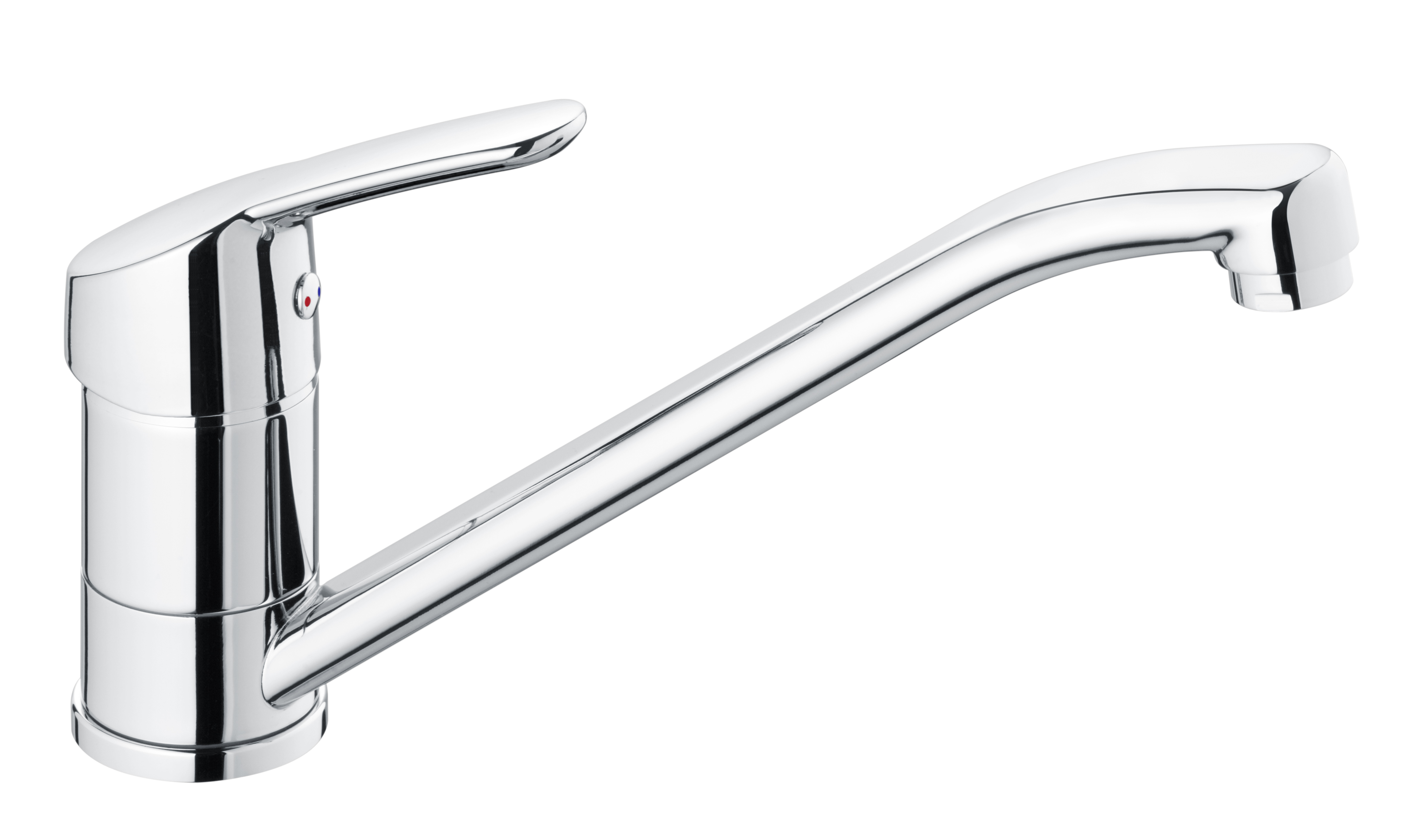 DANCE Spültischarmatur-Einnhebelmischer mit Rohr-Schwenkauslauf in chrom