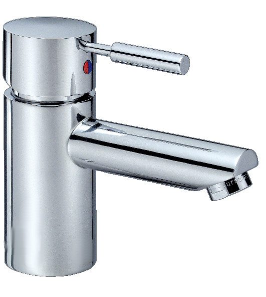 IPURI Waschtischarmatur mit Zylinderstift und glattem Körper chrom