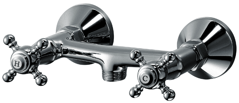 Romanze Brausearmatur Brauseabgang 3/4" chrom