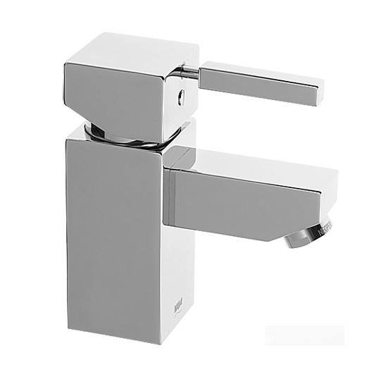 A-Quadrat Waschtischarmatur-Einnhebelmischer mit glattem Körper, Auslauf 95mm chrom