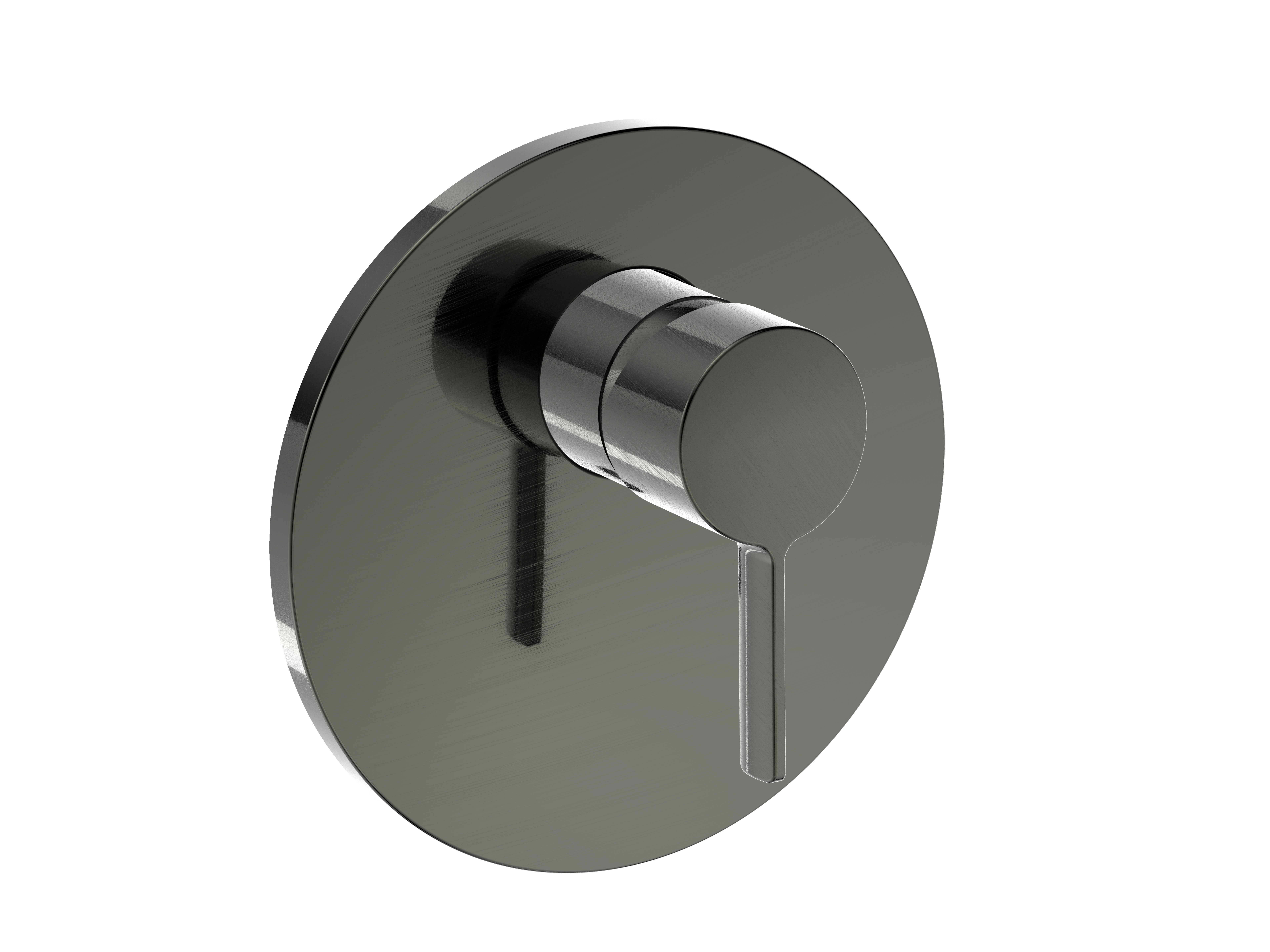 LOFT Fertigmontageset für Unterputz-Einhebelmischer Graphit gebürstet, ohne Umstellung