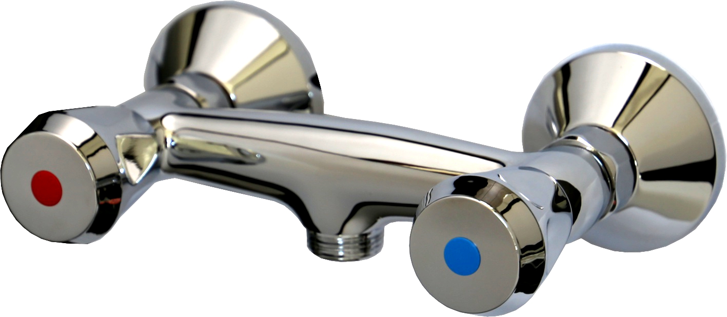 CLASSIC Brausebatterie mit Brauseabgang 3/4" in chrom