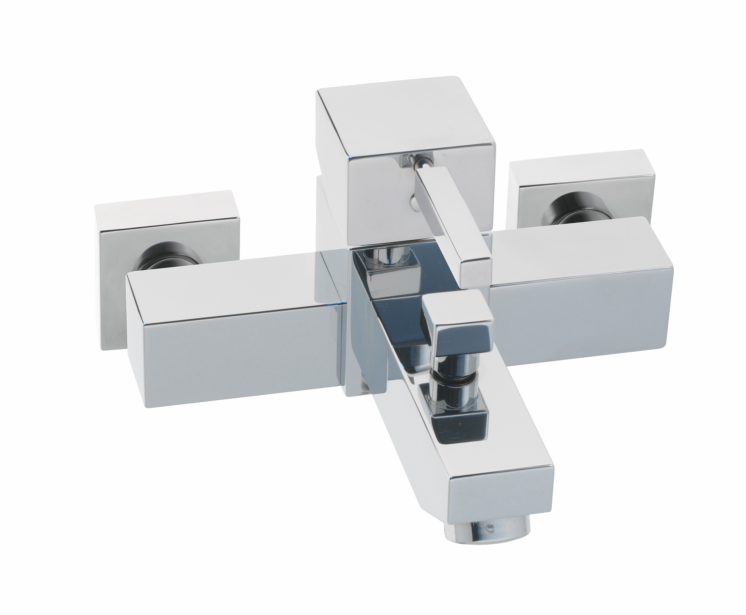 A-Quadrat Badearmatur-Einnhebelmischer chrom