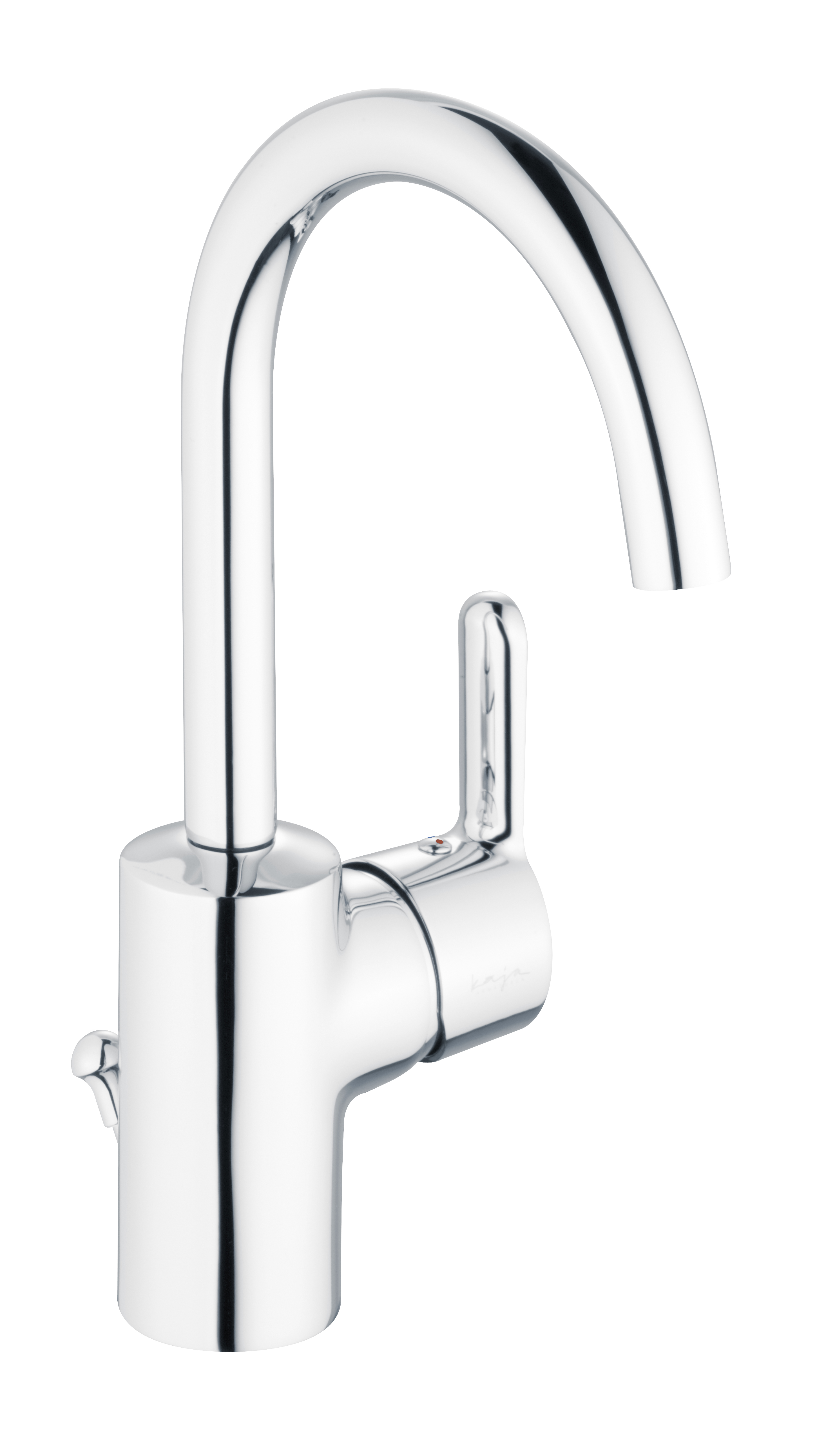 Magis Waschischarmatur-Einhebelmischer Niederdruck mit SchwenkAuslauf-RA140mm und Ablaufgarnitur chrom