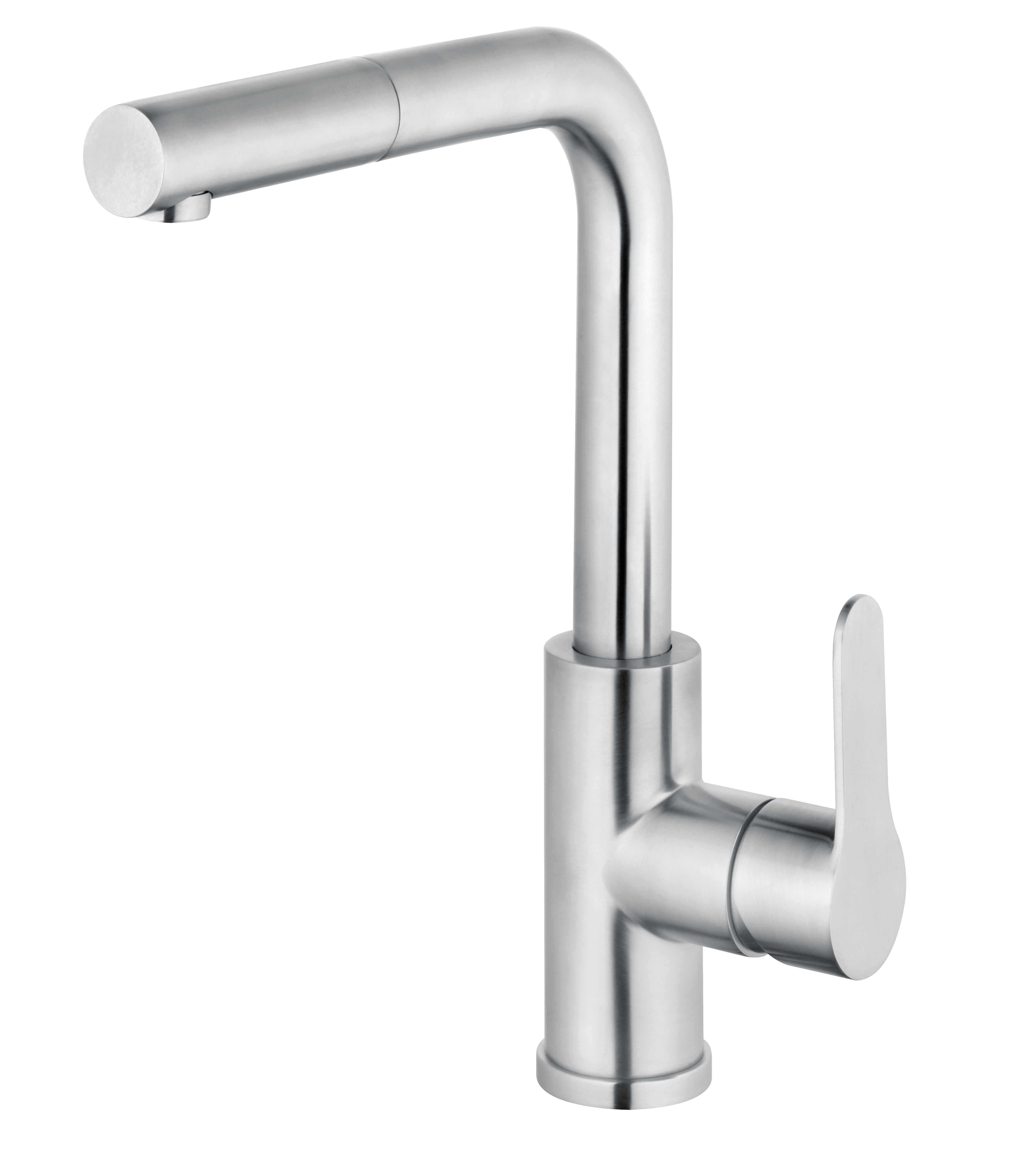 Magic Steel Edelstahl Spültisch-Einhebelmischer mit L-Auslauf, ausziehbare HB