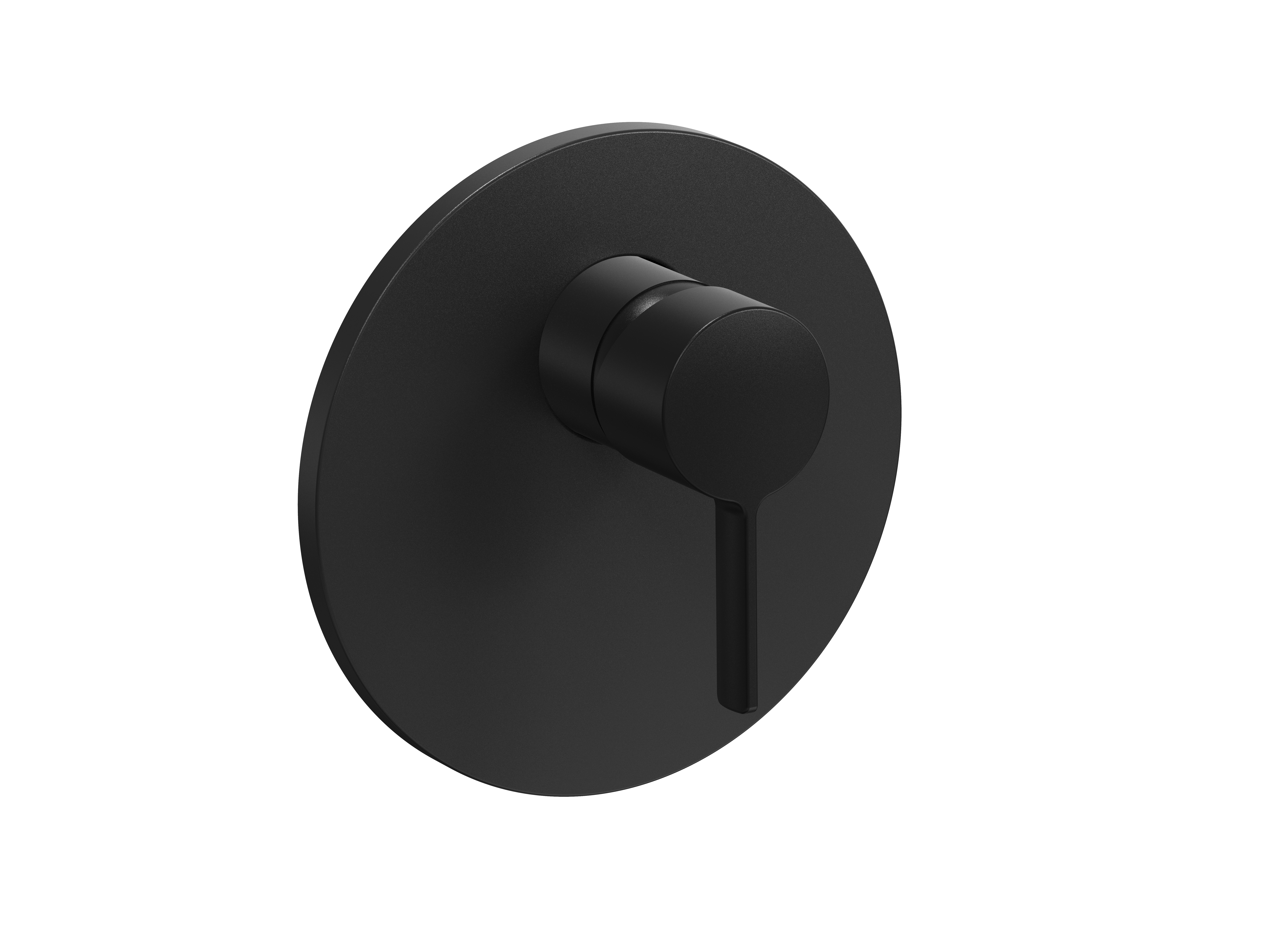 LOFT Fertigmontageset für Unterputz-Einhebelmischer matt schwarz, ohne Umstellung