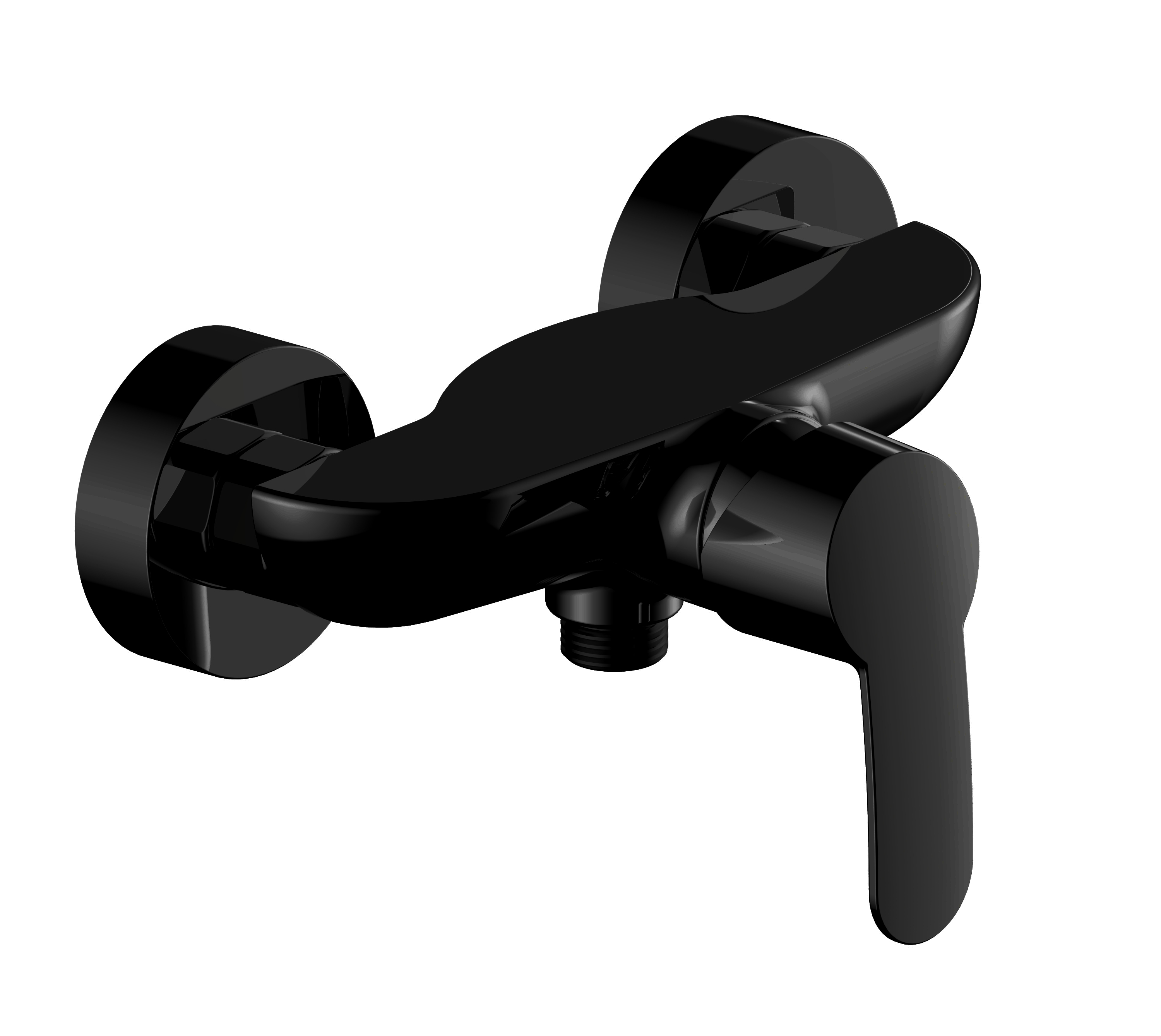 DANCE Brausearmatur-Einnhebelmischer in matt-schwarz, eigensicher