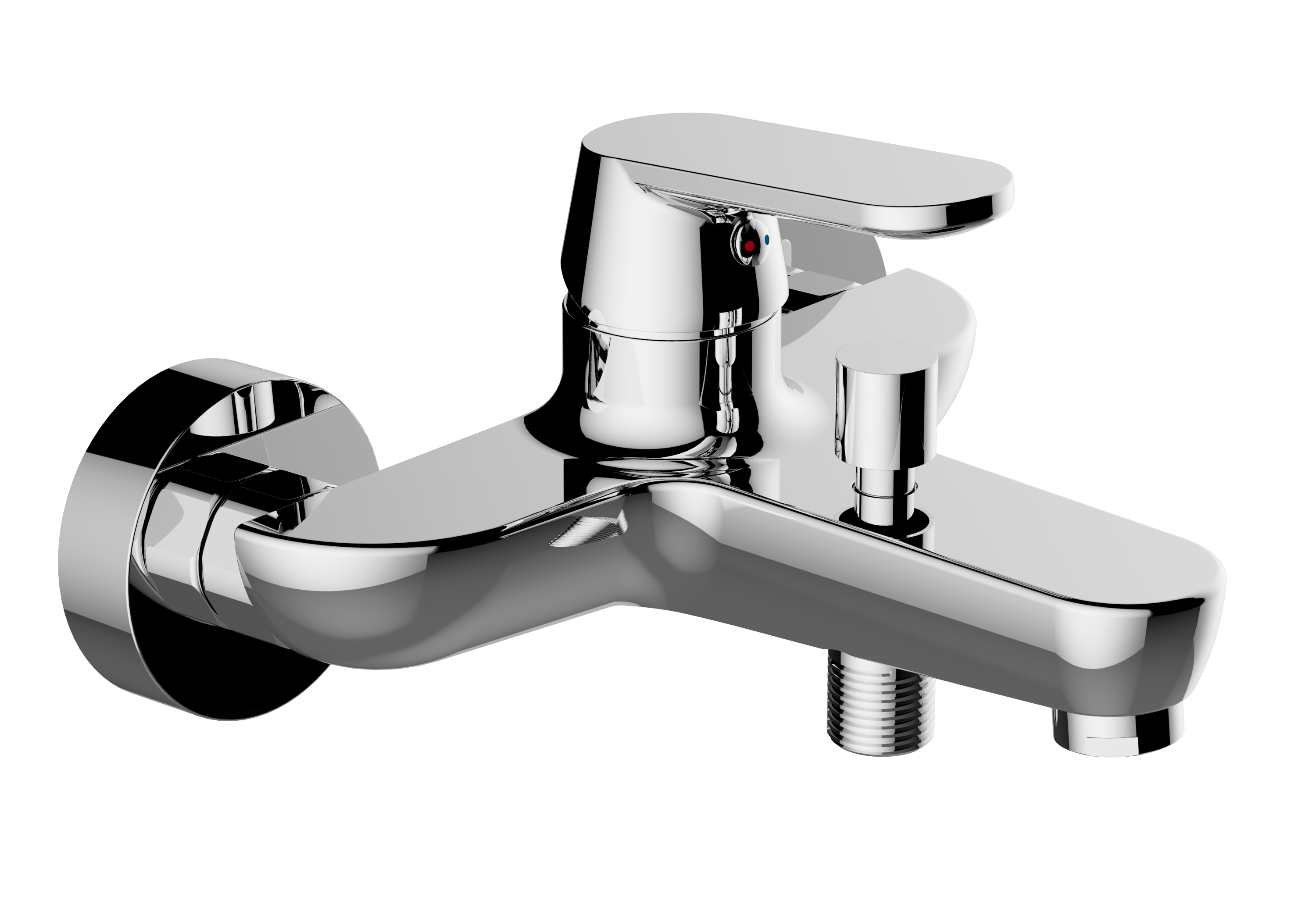 DANCE Badearmatur-Einnhebelmischer chrom, eigensicher