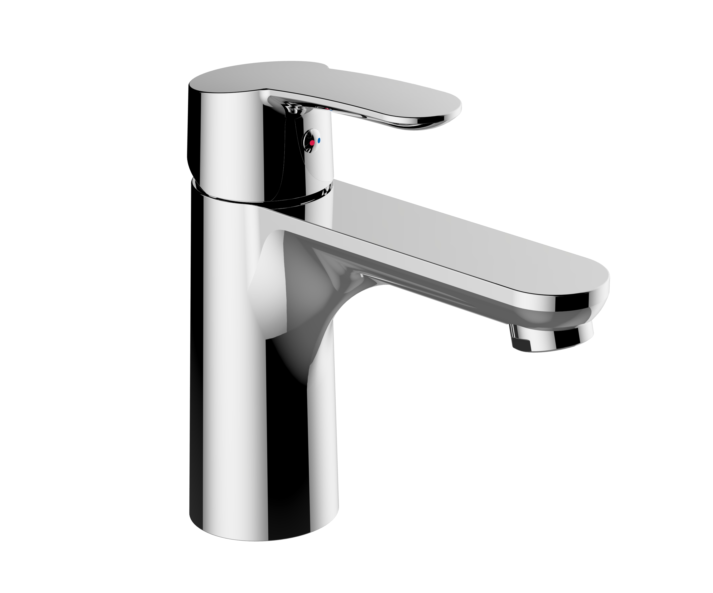 DANCE Waschtisch-Einnhebelmischer XL chrom, mit Ablaufgarnitur